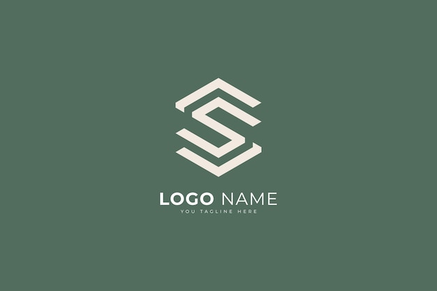 Diseño de plantillas vectoriales de diseño de logotipo de la letra S para la marca