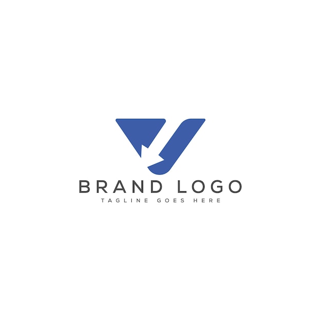 Diseño de plantillas vectoriales de diseño de logotipo de la letra V para la marca