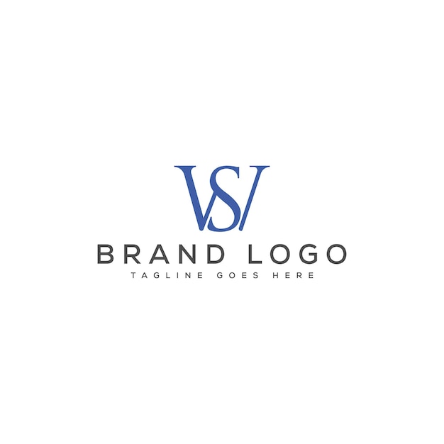 Diseño de plantillas vectoriales de diseño de logotipo de la letra WS para la marca