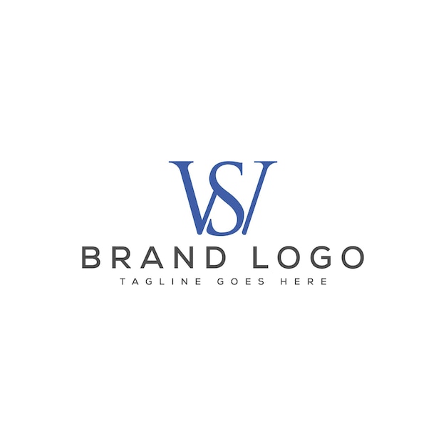 Diseño de plantillas vectoriales de diseño de logotipo de la letra WS para la marca