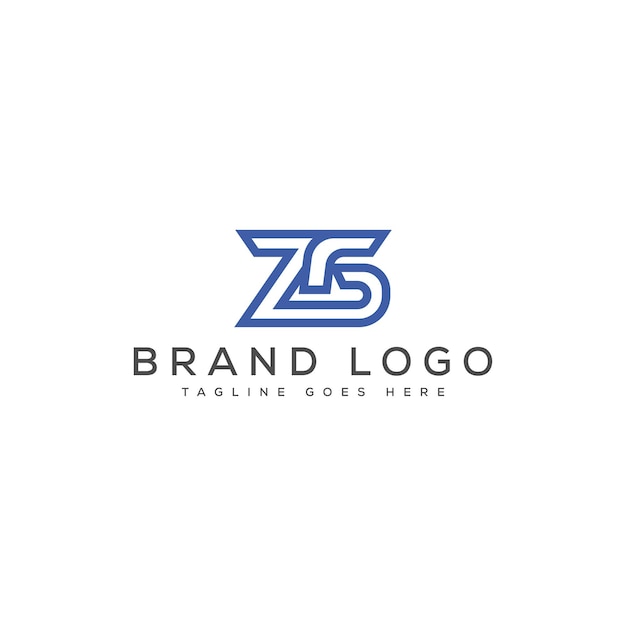 Diseño de plantillas vectoriales de diseño de logotipo de la letra ZG para la marca