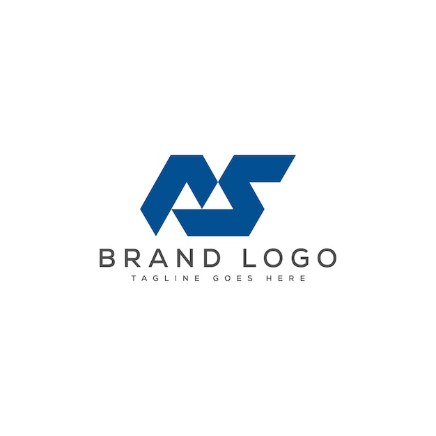 Diseño de plantillas vectoriales de diseño de logotipo de MS para la marca