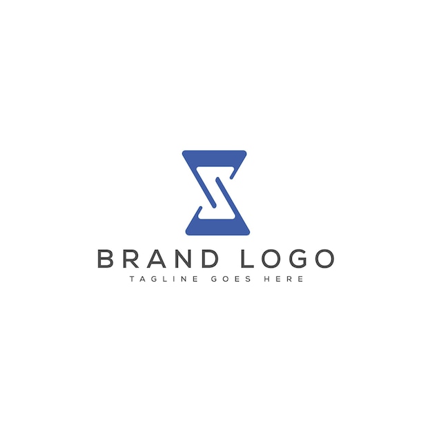 Diseño de plantillas vectoriales de diseño de logotipo S para la marca