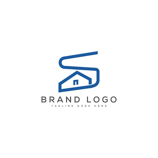 Diseño de plantillas vectoriales de diseño de logotipo S para la marca