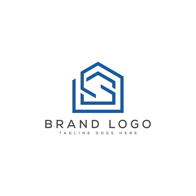 Diseño de plantillas vectoriales de diseño de logotipo S para la marca