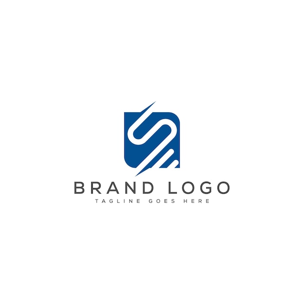 Diseño de plantillas vectoriales de diseño de logotipo S para la marca