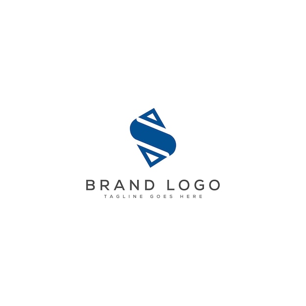 Diseño de plantillas vectoriales de diseño de logotipo S para la marca