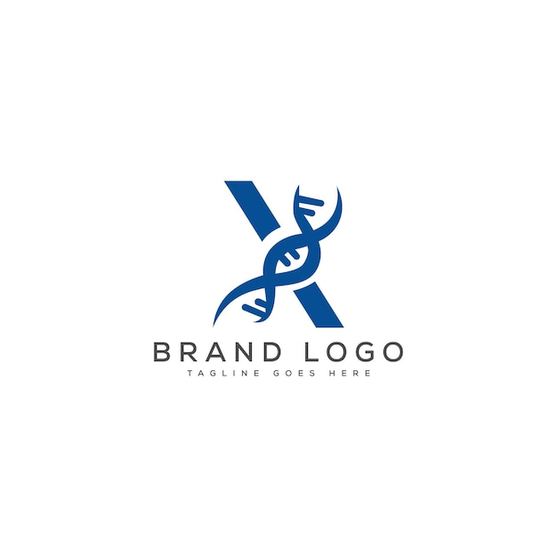 Diseño de plantillas vectoriales de diseño de logotipo X para la marca