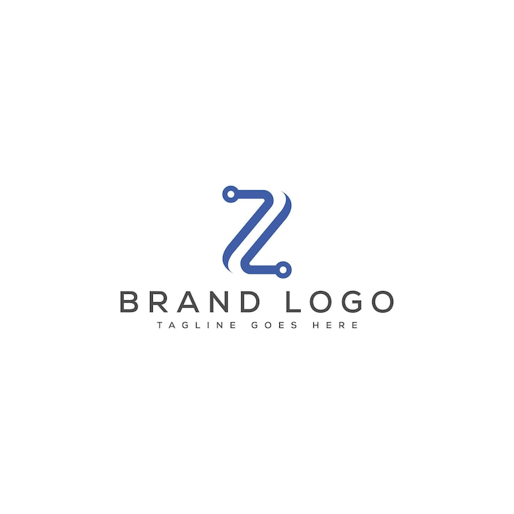 Vector diseño de plantillas vectoriales de diseño de logotipo z para la marca