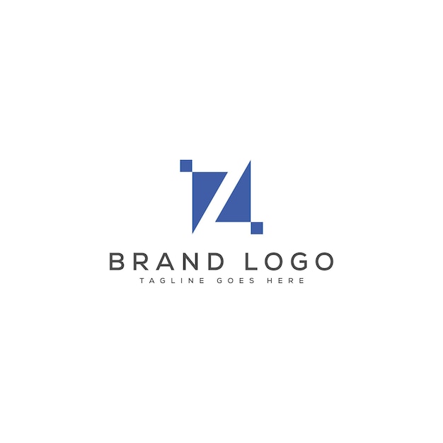 Diseño de plantillas vectoriales de diseño de logotipo Z para la marca