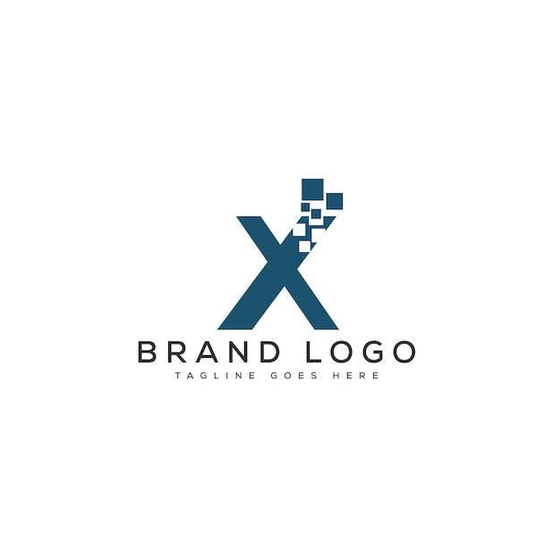 Diseño de plantillas vectoriales de diseños de logotipos de letras X para la marca