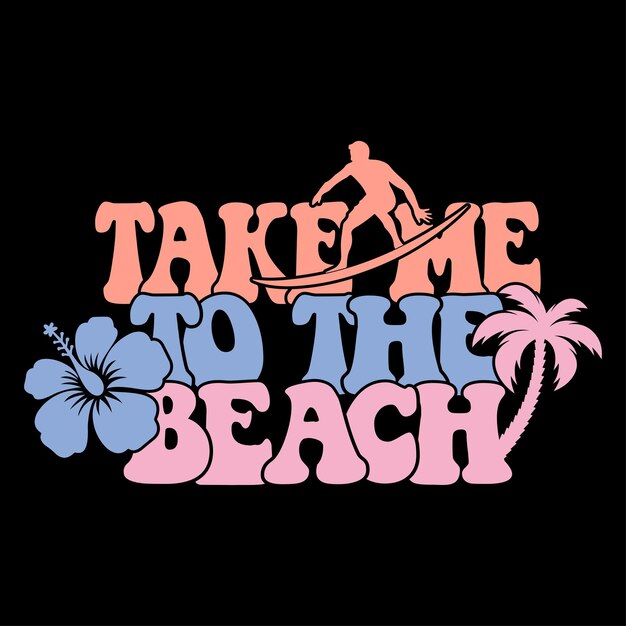 Diseño de playa de verano svg