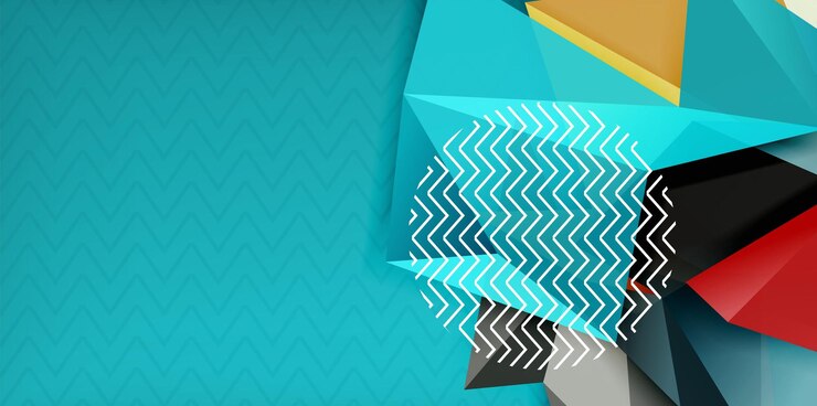 Vector diseño de polietileno bajo 3d forma triangular fondo mosaico plantilla de diseño abstracto