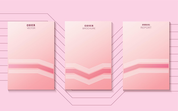 Diseño de portada abstracto en colores pastel