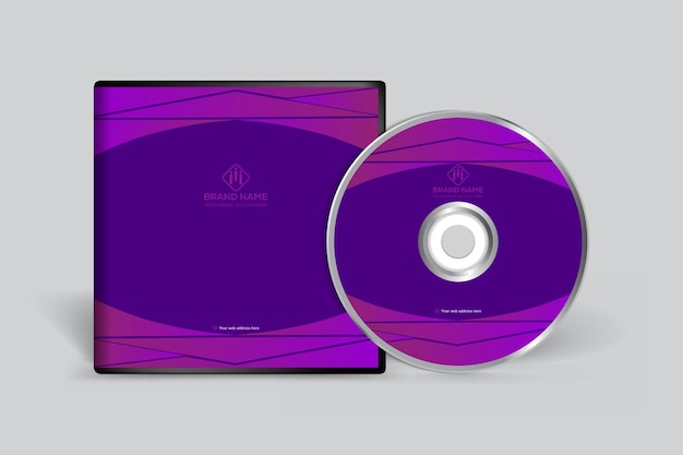 Diseño de portada de CD de empresa moderna