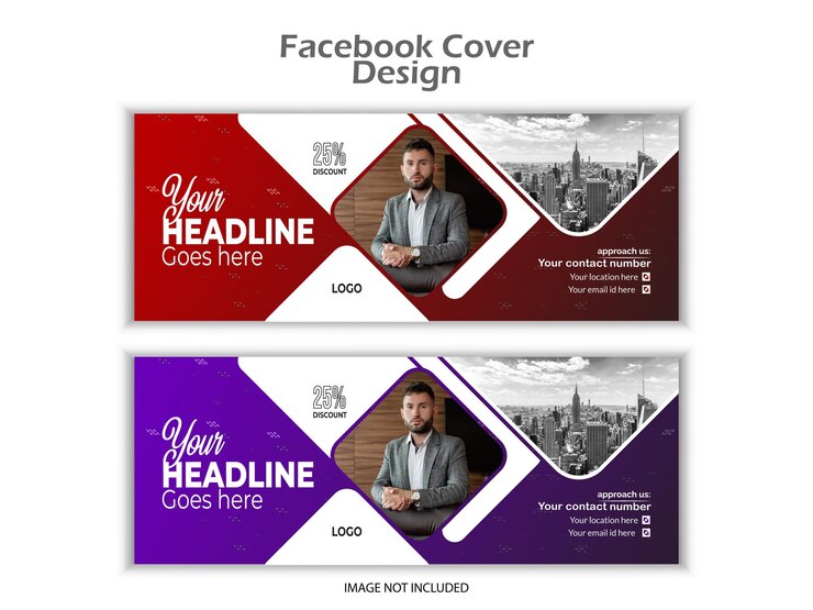 Diseño de portada corporativa de Facebook