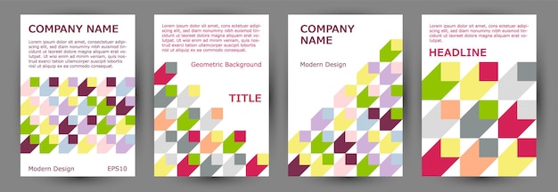Diseño de portada de cuaderno escolar diseño de vector de colección Diseño de portada isométrica de estilo minimalista