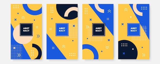 diseño de portada para empresas y construcción. Geometría abstracta con ilustración corporativa coloreada.
