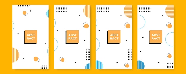 diseño de portada para empresas y construcción. Geometría abstracta con ilustración corporativa coloreada.