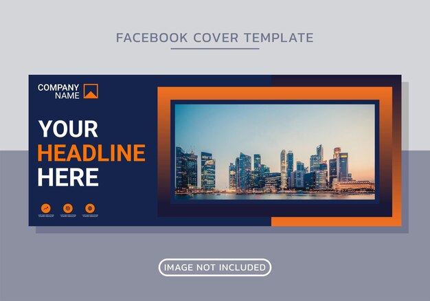 Diseño de portada de facebook corporativo de negocios
