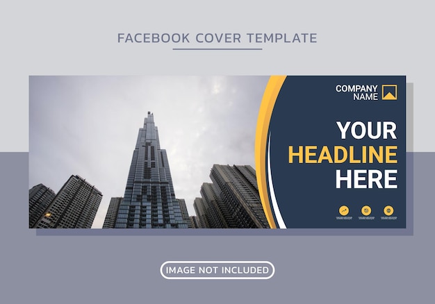 Diseño de portada de facebook corporativo de negocios