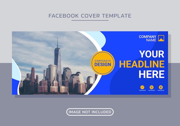 Diseño de portada de facebook corporativo de negocios