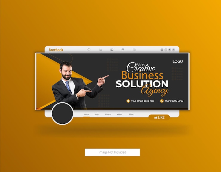 Diseño de portada de Facebook de Vector Business