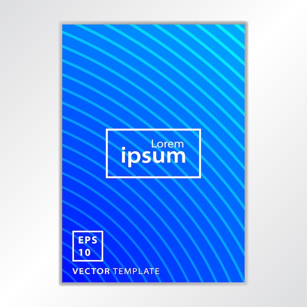 Diseño de portada de folleto de negocio mínimo