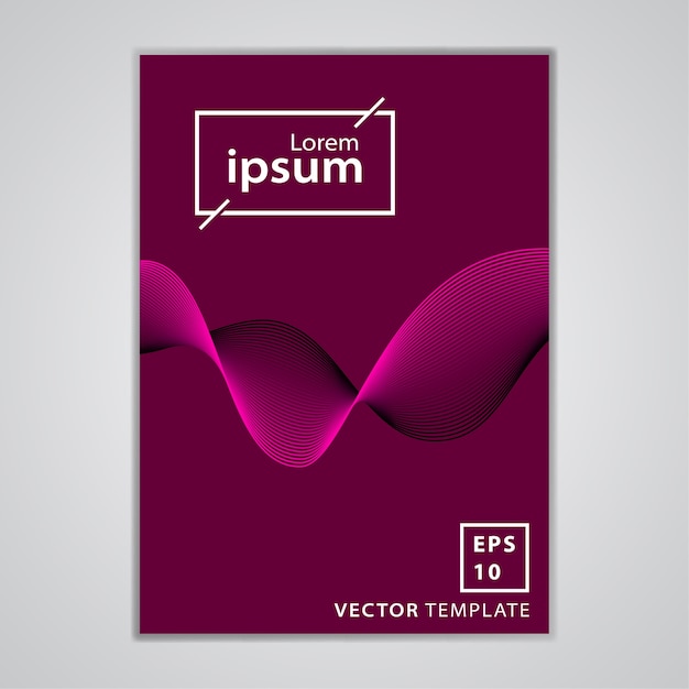Diseño de portada de folleto de negocio mínimo