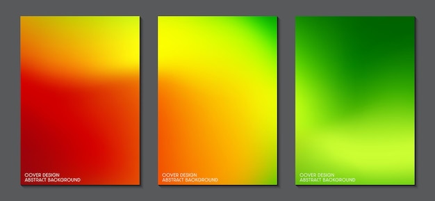 Diseño de portada con fondo multicolor degradado Ideas para portadas de revistas, folletos y carteles