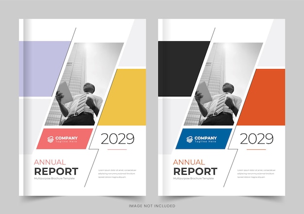 Diseño de portada para informe anual Diseño de portada para folleto Informe anual