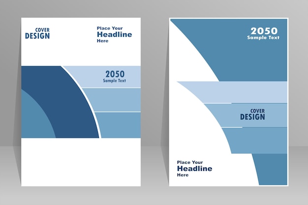 Diseño de la portada informe anual plantillas vectoriales folletos presentaciones folletos revista