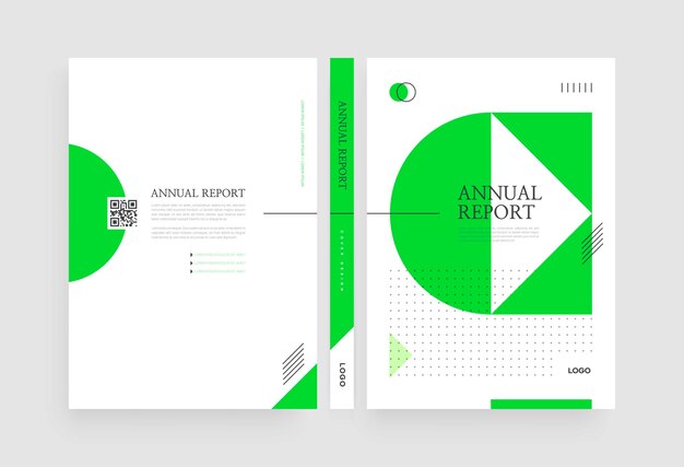Diseño de portada del informe anual