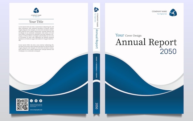 Diseño de portada del informe anual