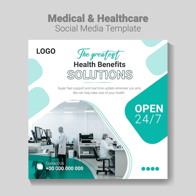 Vector diseño de portada de libro de cara de servicio médico de atención médica realista vectorial moderno