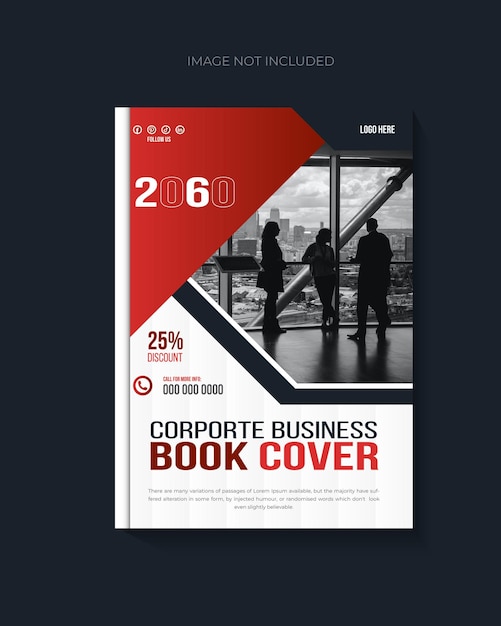 Vector diseño de portada de libro corporativo vectorial e informe anual para el perfil de la empresa