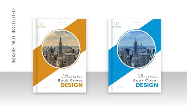 Diseño de portada de libro de informe anual corporativo profesional Vector Premium