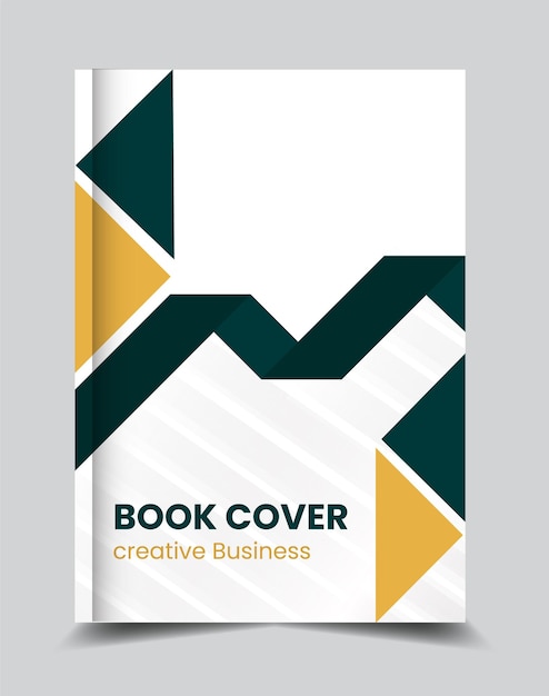 diseño de portada de libro moderno vectorial e informe anual de la empresa