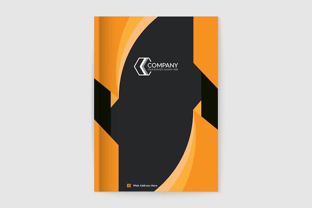 Diseño de portada de libro de textura de salpicaduras de color amarillo y negro