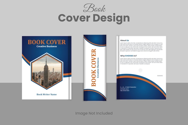 Diseño de portada de libro vectorial