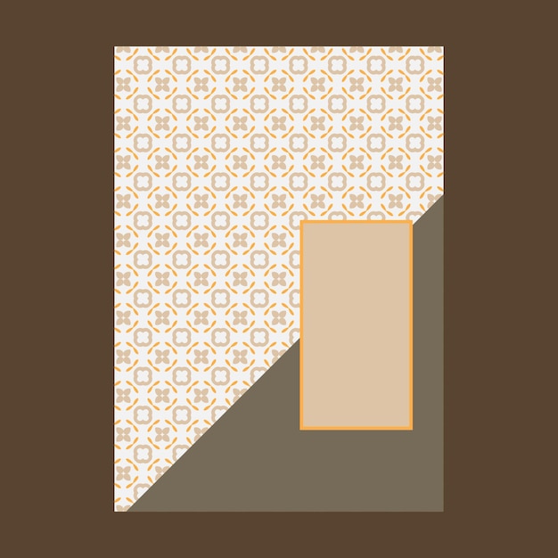 Diseño de portada de lujo Ilustración vectorial para diseño de libro de banner de folleto