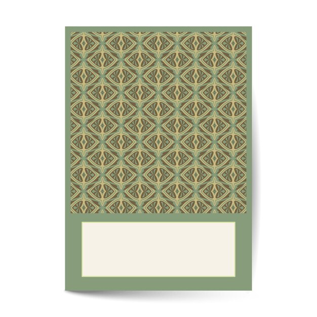 Diseño de portada de lujo mínimo con elemento de patrón para vector de diseño de libro de banner de tarjeta de invitación de menú