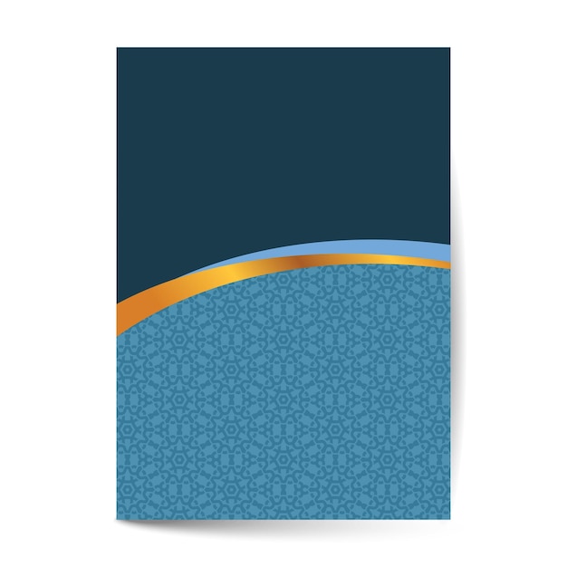 Diseño de portada de lujo Premium para diseño de libro Flyer o plantilla de menú