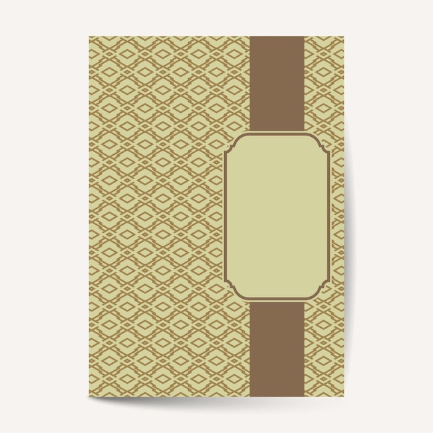 Diseño de portada de lujo Premium para diseño de libro Flyer o plantilla de menú
