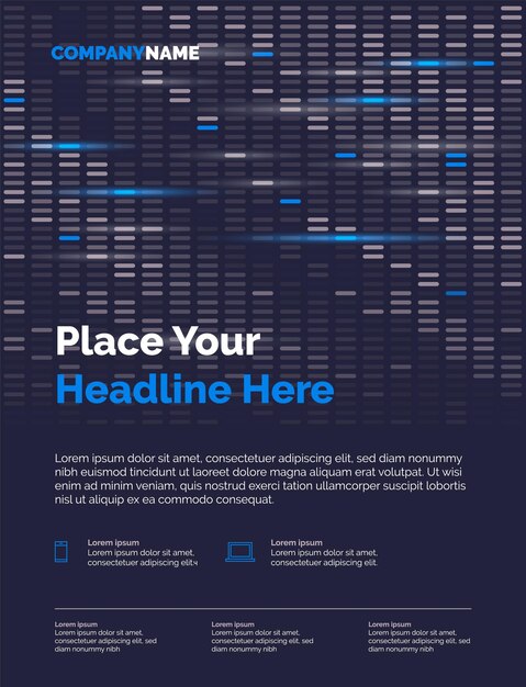 Diseño de la portada del modelo de folleto Los informes anuales de antecedentes se pueden adaptar al informe anual
