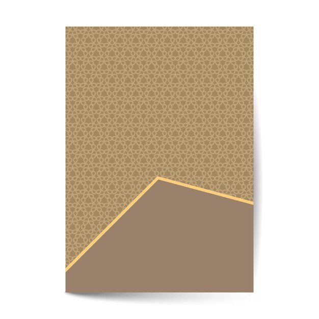 Diseño de portada premium de lujo con fondo de patrón vintage marco ornamental antiguo adorno de oro victoriano diseño de portada ornamentada
