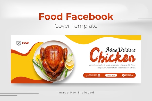 Diseño de portadas de alimentos para Facebook