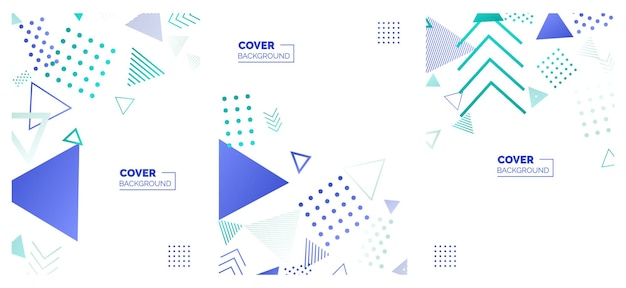 Diseño de portadas artísticas Fondos de colores creativos Diseño futurista de moda