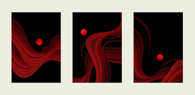 Diseño de portadas artísticas, fondos coloridos de textura realista. Patrón de moda, cartel gráfico, tarjetas. Ilustración vectorial