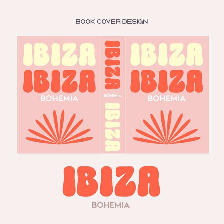 Diseño de portadas de libros de verano de Ibiza